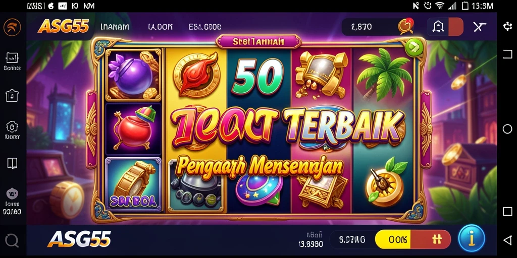Tampilan seru gameplay Slot di ASG55 yang menegangkan.