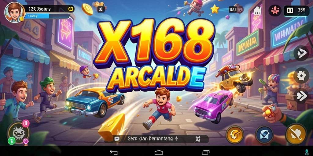 Screenshot gameplay X168 dengan aksi seru dan tantangan menegangkan.